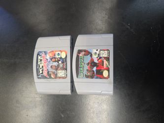 N64 Stargox 64 & Wcw/nwo Wcw Nwo Games Both For $25