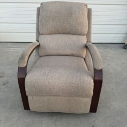FABRIC MANUAL RECLINER WITH SWIVEL BASE