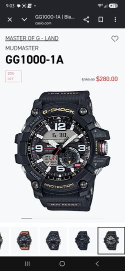 Casio G-Shock Mudmaster GG1000-1A Watch