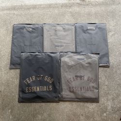 5 Essentials Tees Bundle ($200 Or Best Offer)