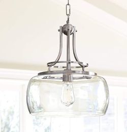 Brushed Nickel Hanging Light/Pendant