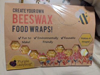 NEW Create make Your Own Beeswax Food Wrap kit