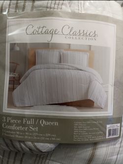 Cottage Clássics 3 Pcs Full / Queen $60