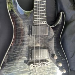 Schecter Hellraiser Hybrid C-1 - Trans Black Burst (SGR