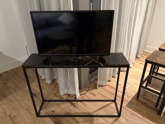 Black Marble-Look TV / Console Table