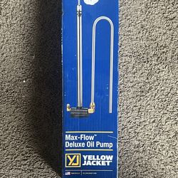 Yellow Jacket Max-Flow Deluxe Oil Pump - New / Never Used