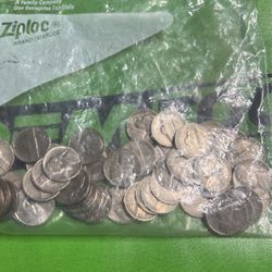 Nickels 1964 And Lower. Mostly 40s-50s