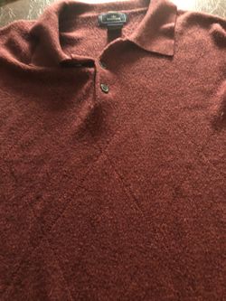 Sweater, Dress Polo, Dockers, burgundy