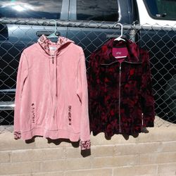 2 Velour Jacket's 