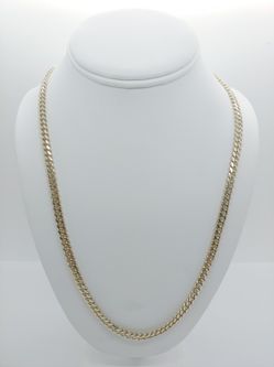 10k Cuban Link Yellow Gold Chain 41.8 DWT 28 inches long