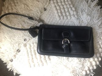 Black Coach wristlet