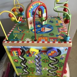 Alex Discover My Busy Town Wooden Activity Cube