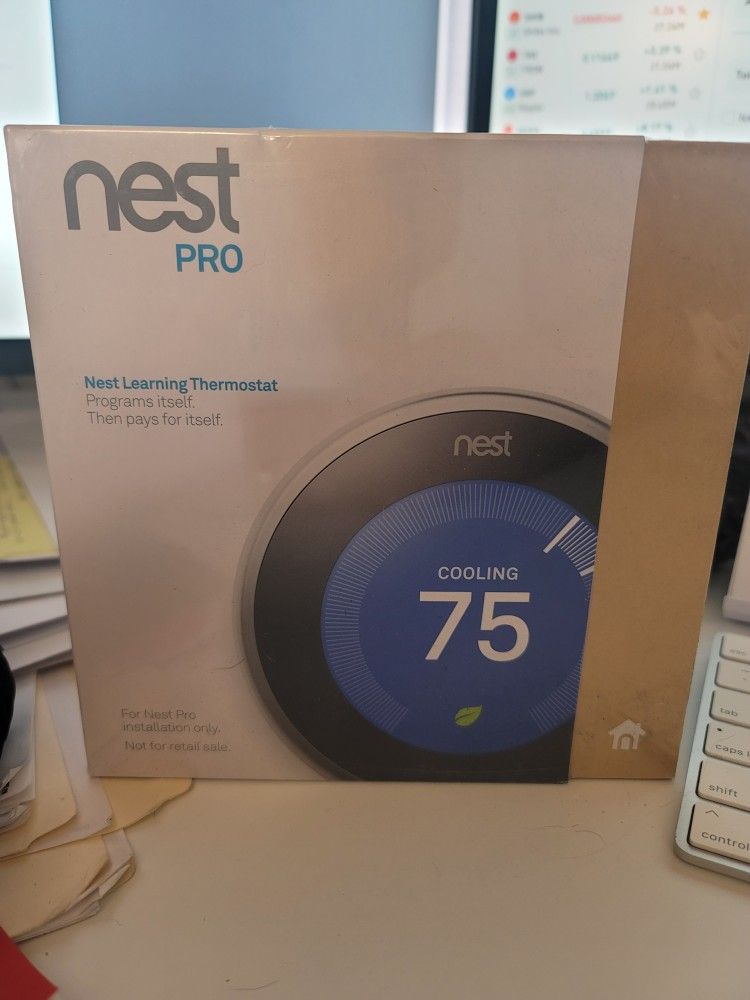 Nest Pro Google Learning Thermostat - ONE LEFT Smart Wi-Fi Thermostat 