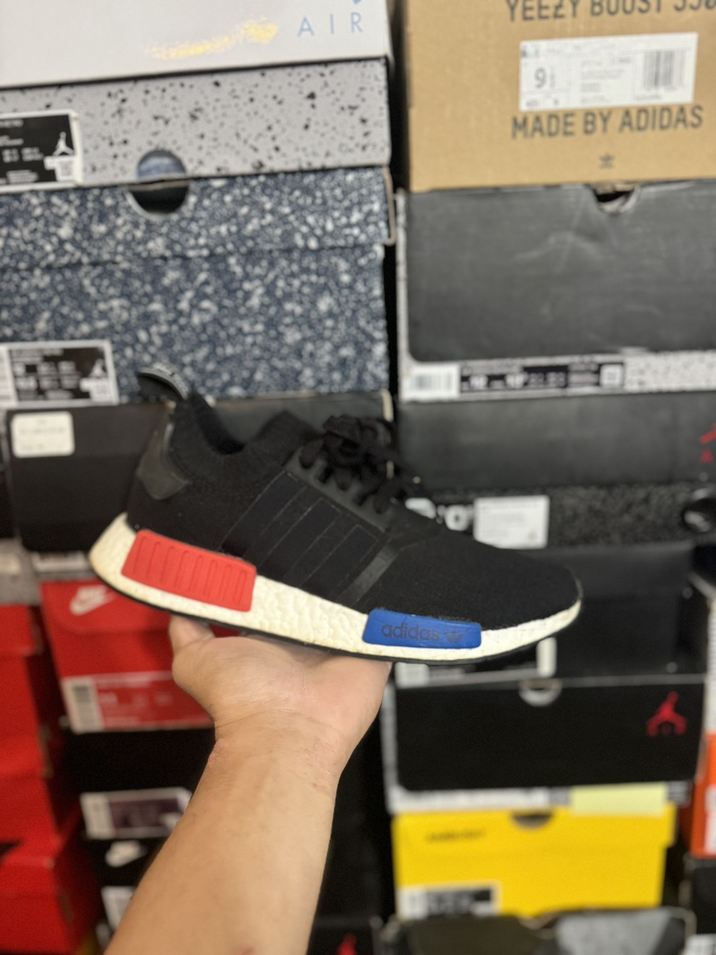Adidas NMD R1 Core Black Lush Red size VNDS