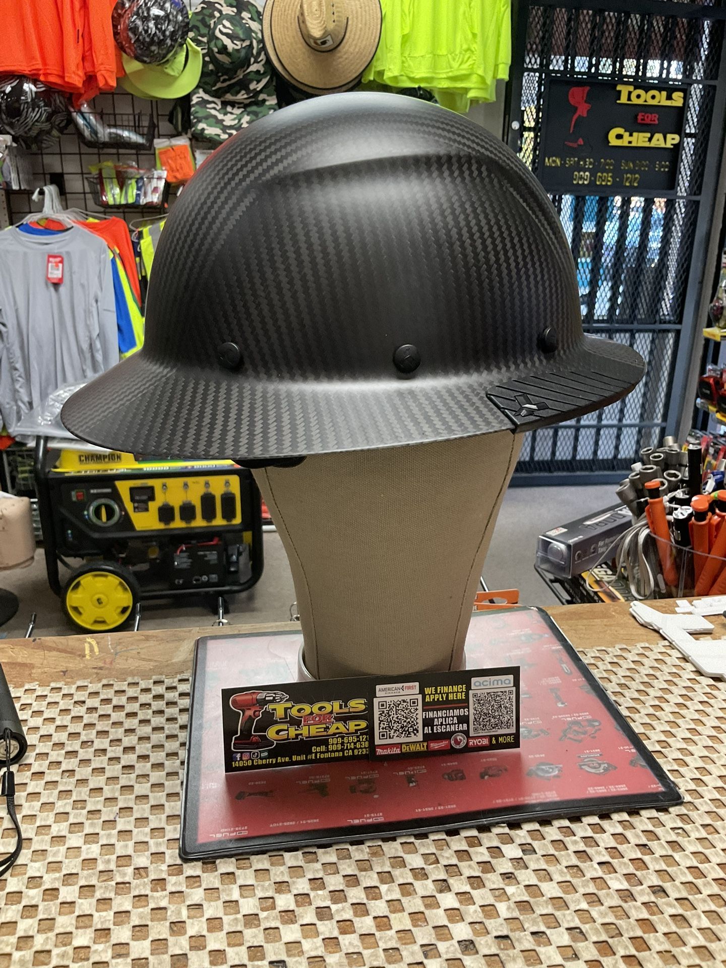 LIFT FULL BRIM SAFETY HARD HAT- Matte Black
