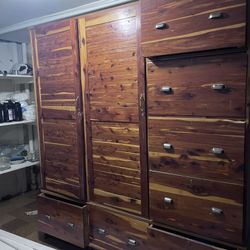 Wood Wardrobe Dresser