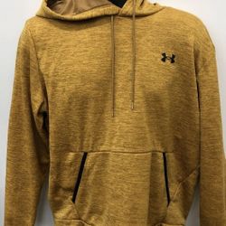 Under Armour Men's Gold Black Hoodie Sweater Size Large 