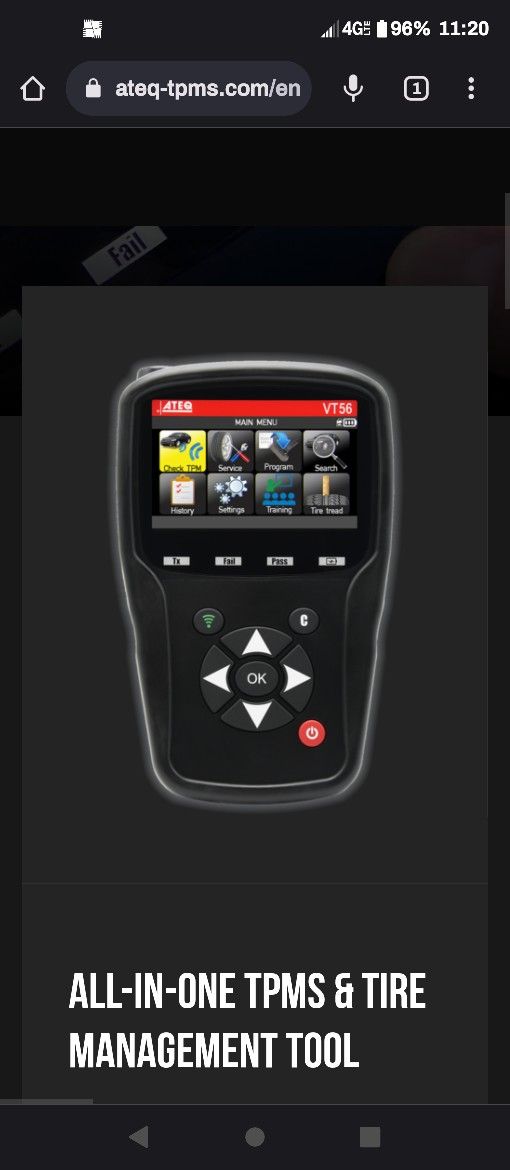 ATEQ VT56 TPMS Tool