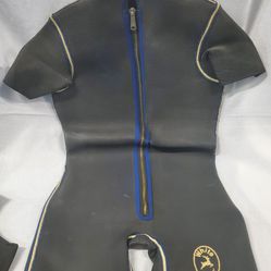 Vintage White Stag Wetsuit Size: Adult Male Small.