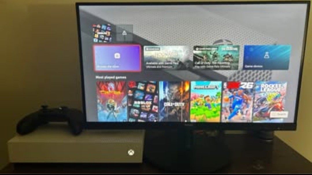 Xbox One S 1tb And Monitor Bundle