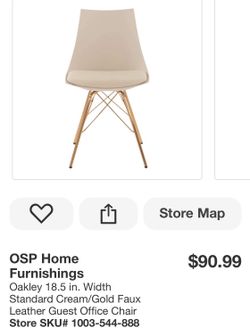 New Faux Leather Chair