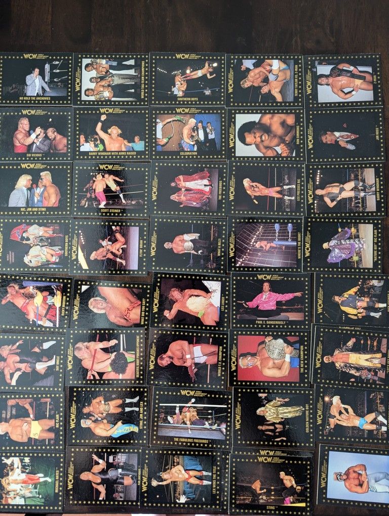 1991 Championship Marketing WCW wrestling cards
