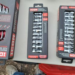 ICON 1/4" Drive Metric Professional Swivel Socket Set