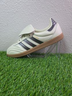 Adidas Women's Samba LT Size 10.5 Cream Metallic Black Gum |JP6143|
