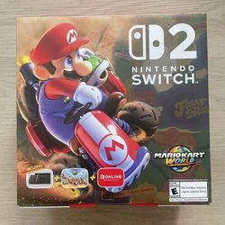 Brand new Nintendo Switch 2 Bundle MKW + ONLINE