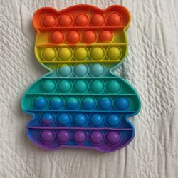 Rainbow bear Pop-It