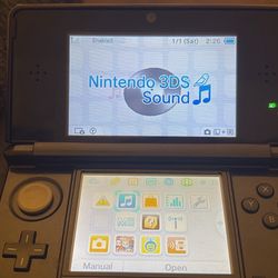 Original Black Nintendo 3ds
