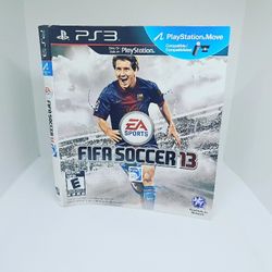 FIFA Soccer 13 PS3 - Lionel Messi - Original Box Artwork only - NO GAME
