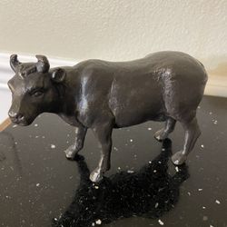 Vintage Metal Figurine of Bull
