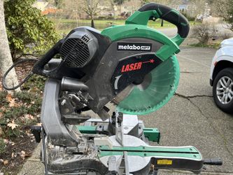 Metabo 12 Inch Compound Sliding Miter Saw With Metabo Stand