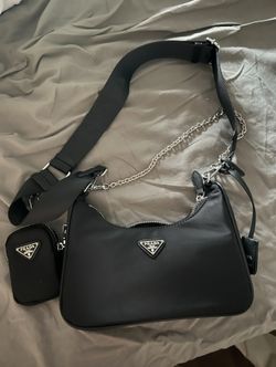 Prada Re Edition 2005 Nylon Black Cross Body