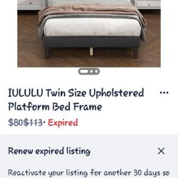 New Twin Bed With Mattress Headboard And Frame