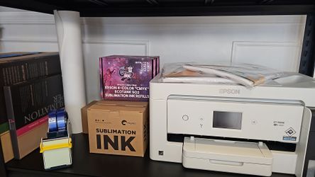 Epson EcoTank ET-15000 Wide-Format Sublimation Printer + HUGE Sublimation Supply Bundle