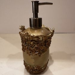 Gold Decorative Soap/Lotion Dispenser 
