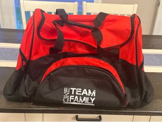 Brand New Yorba Linda Football Duffel Bag – Large Red & Black Sports Bag