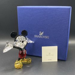 Swarovski Disney Mickey Mouse Crystal Figurine (P🐝) 🔥FAST FREE SHIPPING🔥