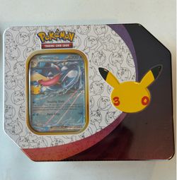 New Pokemon TCG 30th Anniversary Celebrations Greninja ex Tin SEALED