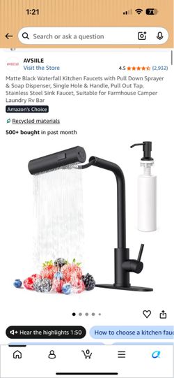 Kitchen faucet