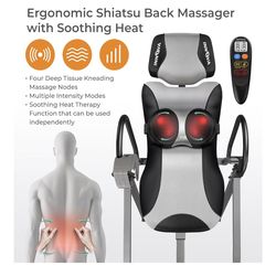 (IN BOX) Innova Therapeutic Heat and Shiatsu Massage Inversion Table
