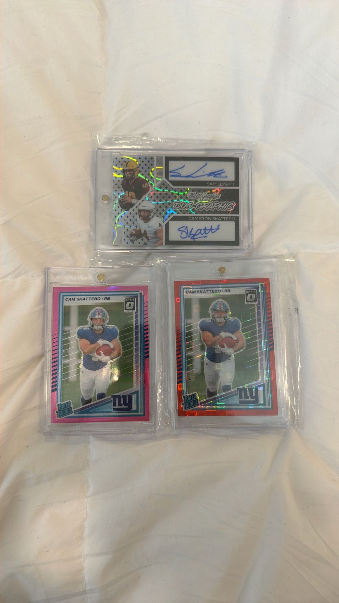 Football Cards Including Cam Skattebo And Sam Leavitt