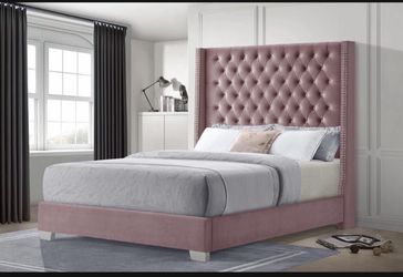 KING BED NEW $500 W/King Pillowtop Mattress $600 Free Delivery 