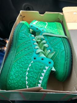 Adidas Disney Toy Story Rex Top Ten Hi Shoes Green Dinosaur Youth/ Men's Size 6