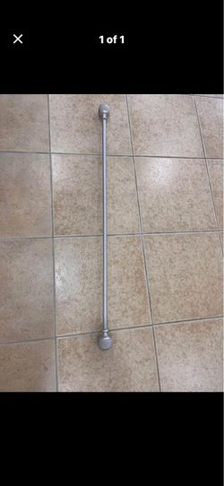 Curtain rod silver 42x84
