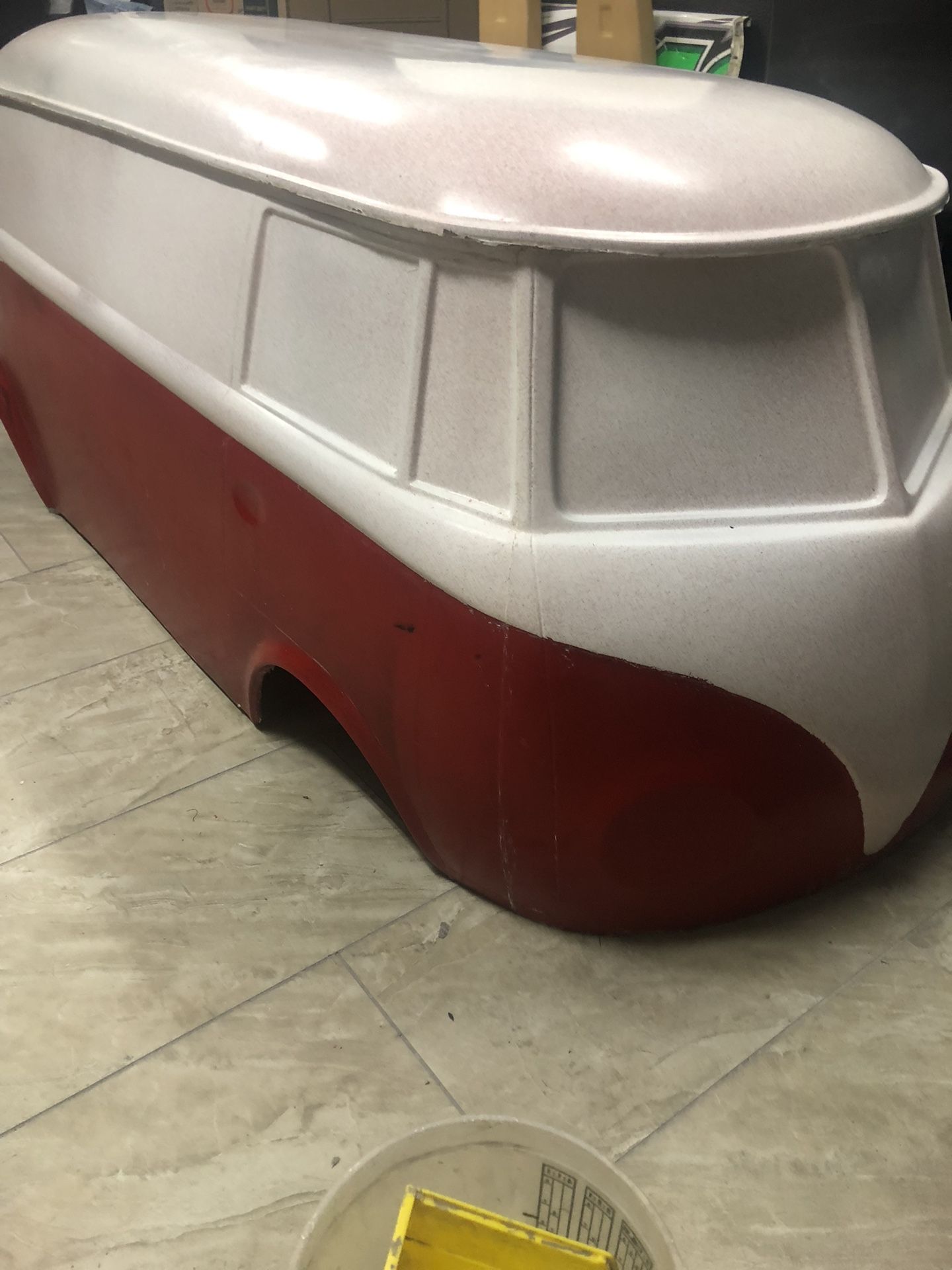 VW Bus Fiberglass Go Cart Body