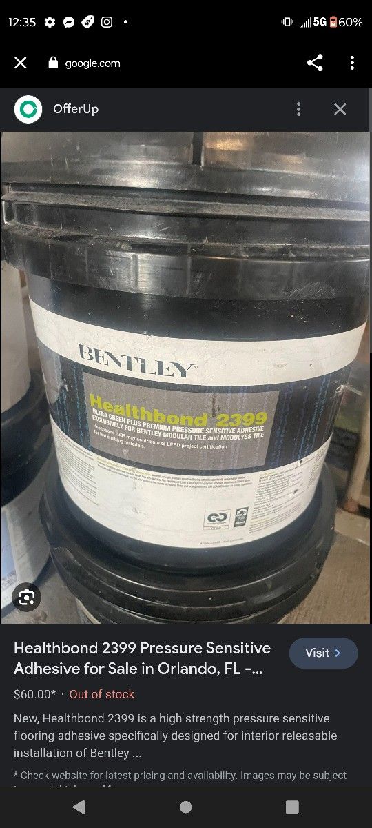 Healthbond 2399 Pressure Sensitive
Adhesive