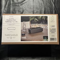 Two Harbors 14" Patio Tabletop Fireplace Black - Threshold™